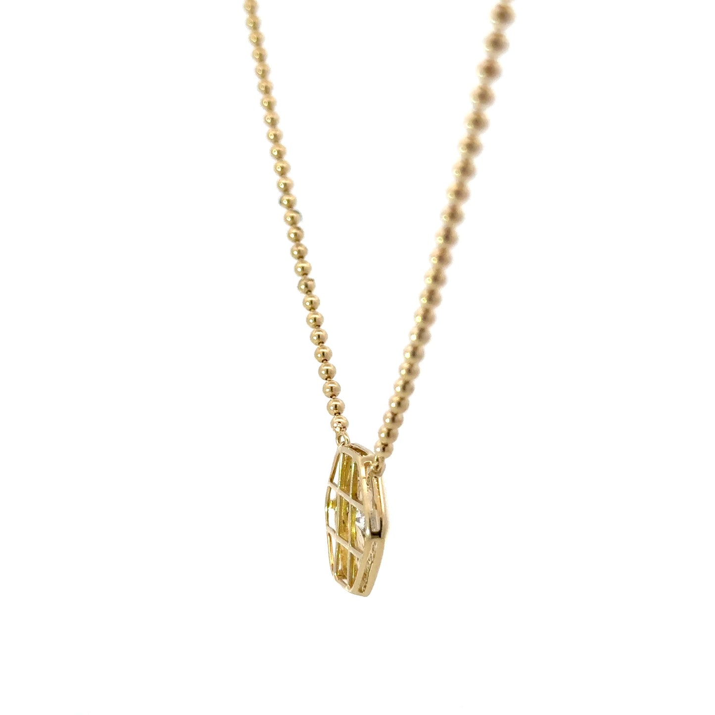 Elegant Hexagonal Pendant Necklace - C16138