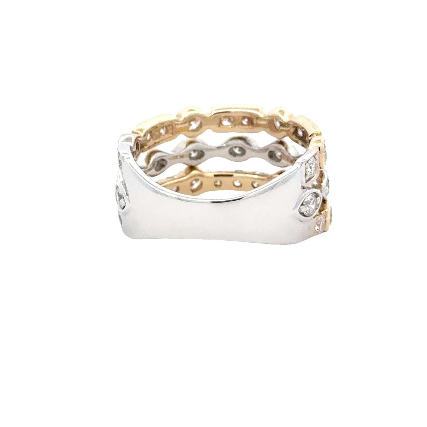 Elegant Stacked Ring - C14389