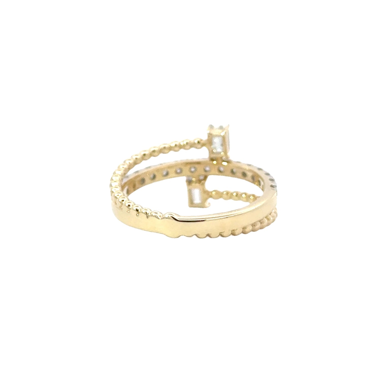 Baguette Bypass Diamond Ring - C14438