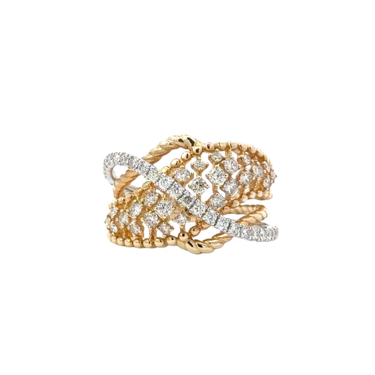 Diamond Wrapped Ring - B98219