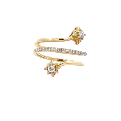 Shooting Stars Diamond Ring - C12180