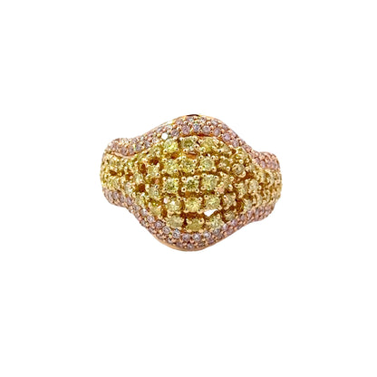 Fancy Color Diamond Ring - C14663