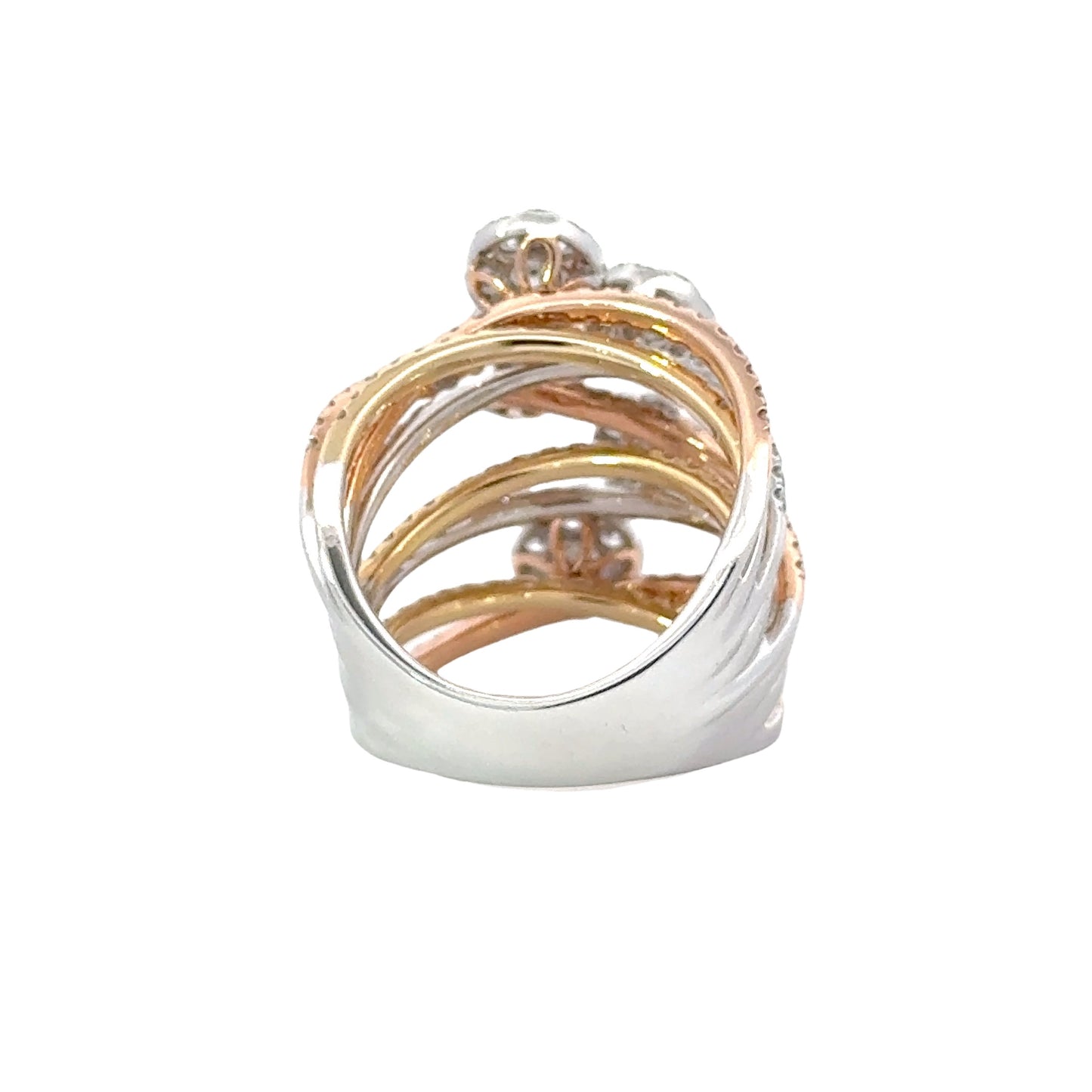 Elegant Multi-Band Diamond Ring - B99273