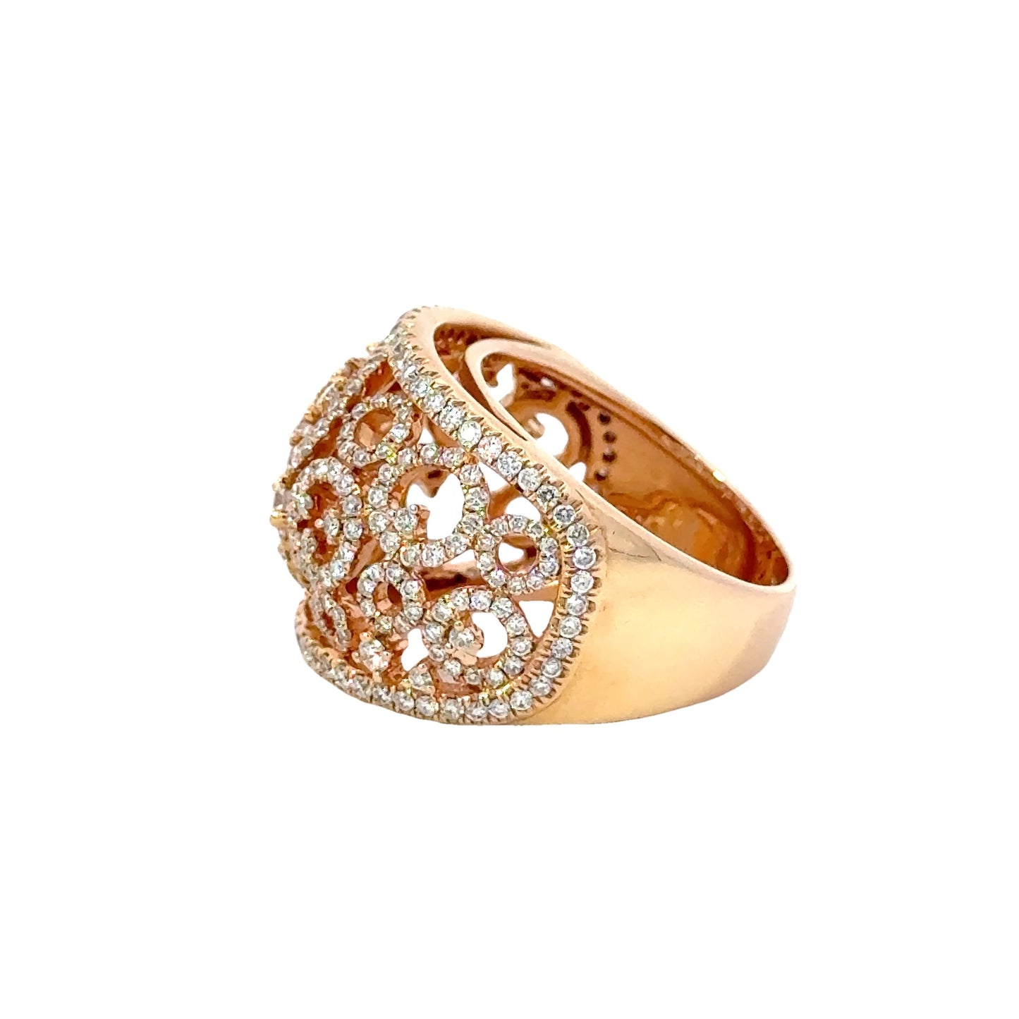 Elegant Rose Gold Ring - 47468