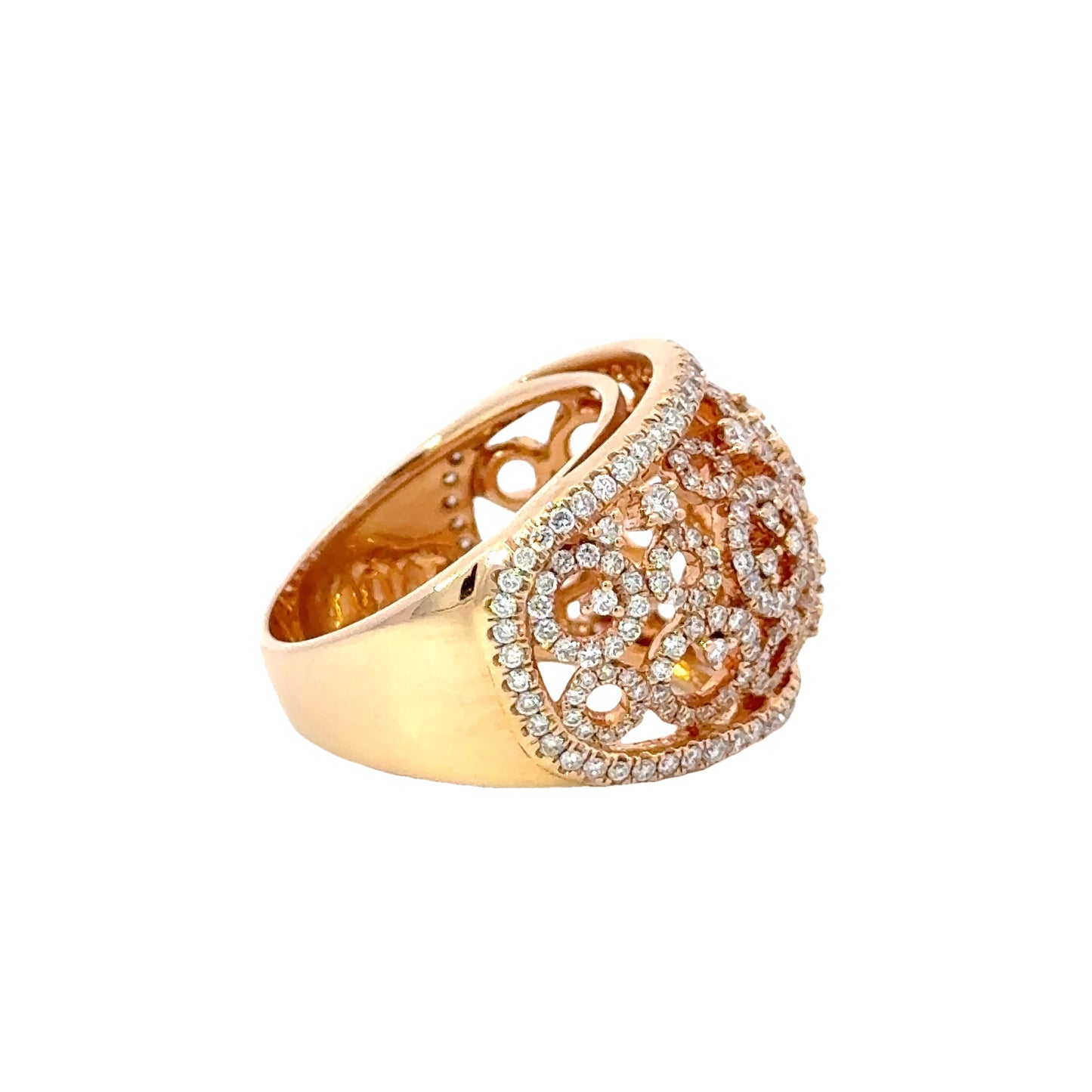 Elegant Rose Gold Ring - 47468