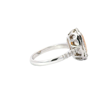 Elegant Yellow Diamond Ring - C14530