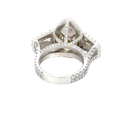 Elegant Yellow Diamond Ring - C14895