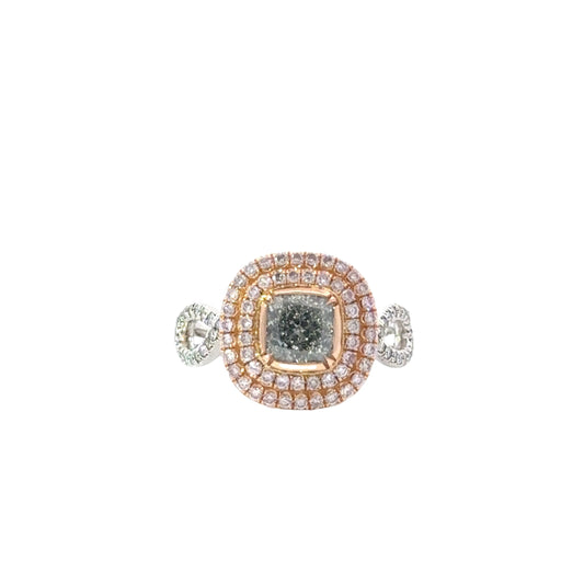 Elegant Diamond Halo Ring - B95835