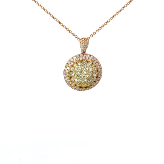 Elegant Gold Pendant Necklace - B72054