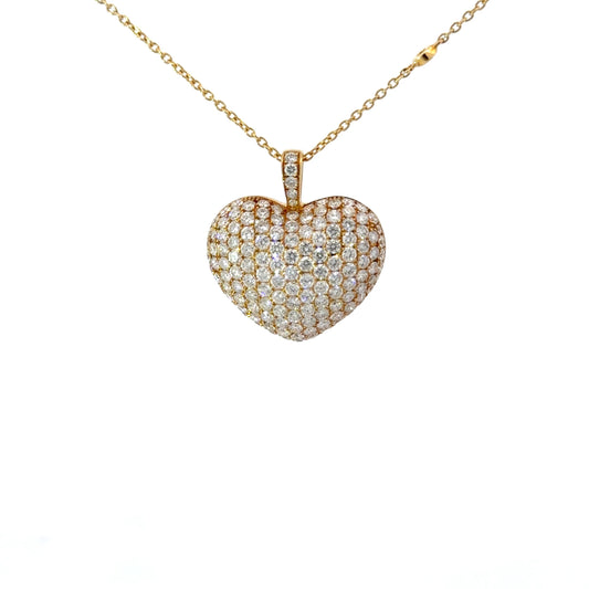 Elegant Heart Pendant Necklace - C15086