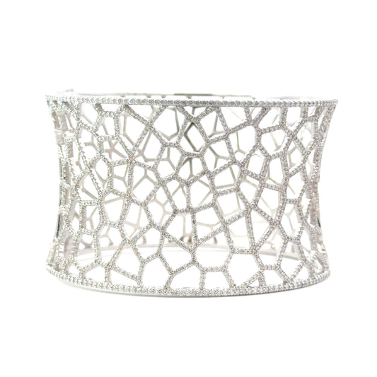 Elegant Silver Cuff Bracelet - B99791