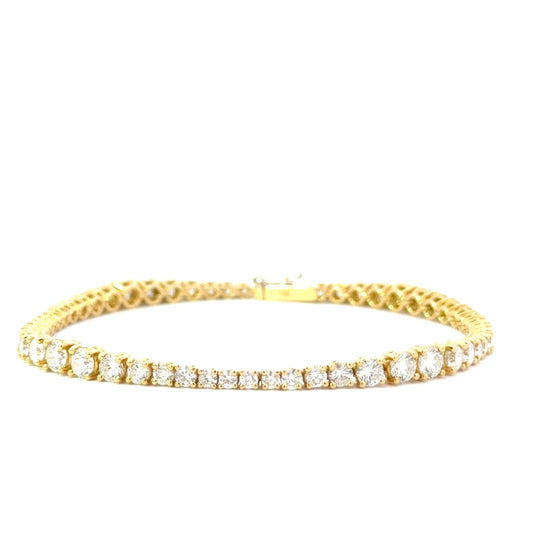 Elegant Gold Diamond Bracelet - B94823