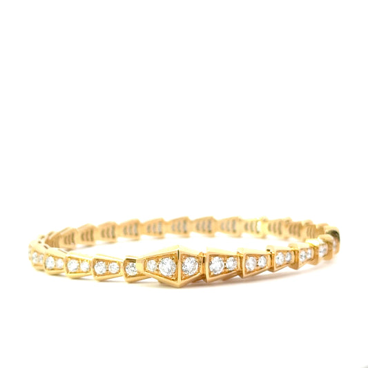 Elegant Gold and Diamond Bracelet - C14119