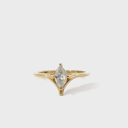 Elegant Marquise Diamond Ring - C14565