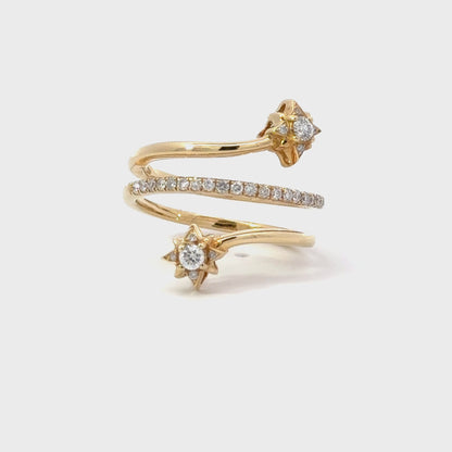 Shooting Stars Diamond Ring - C12180