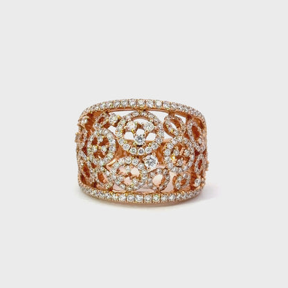 Elegant Rose Gold Ring - 47468