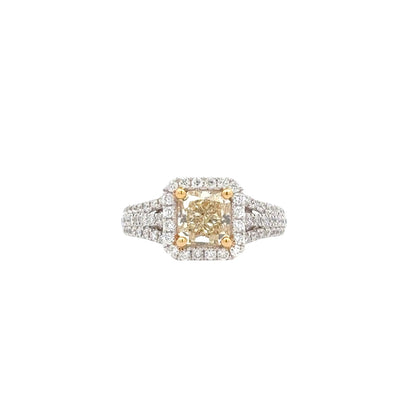 Sunshine Yellow Diamond Ring - C15657